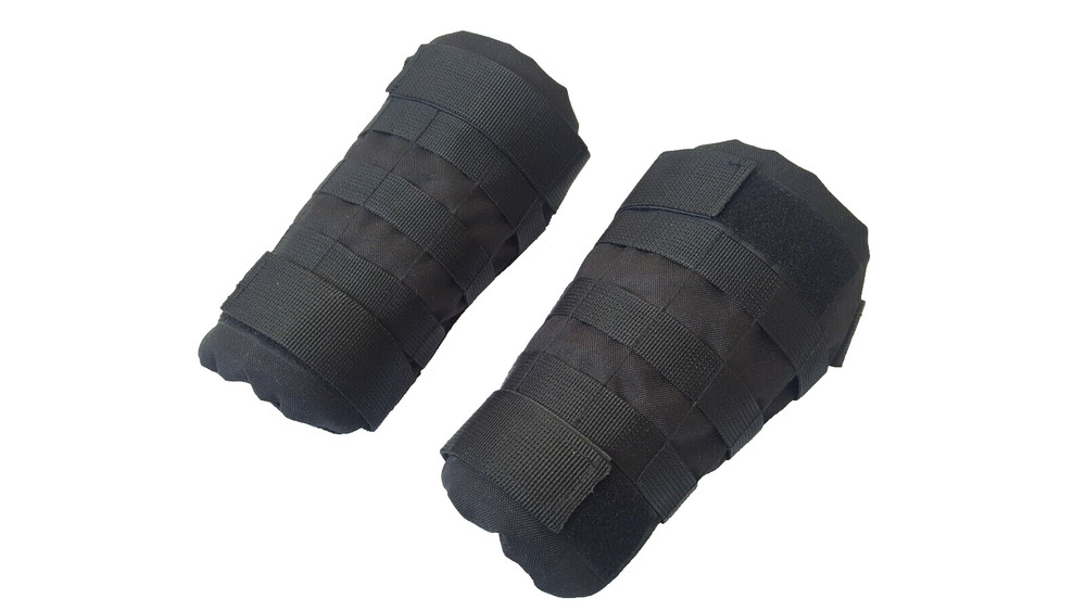 Forearm pads covers Black protection elements MOLLE with Dummy inserts