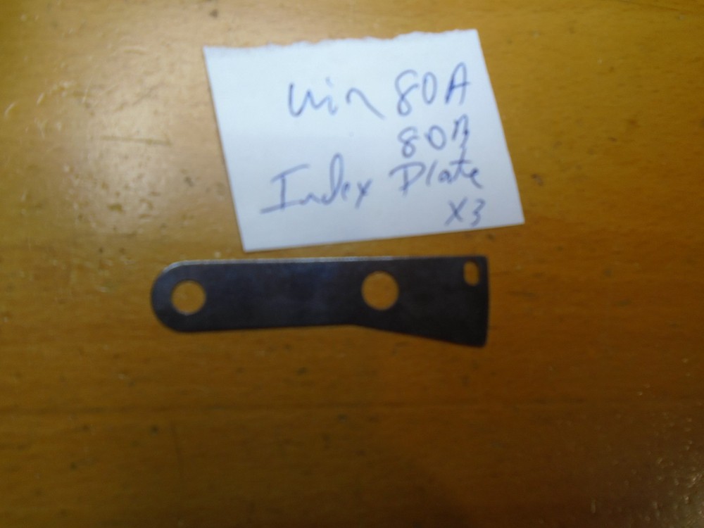 Winchester 80A & 80B Receiver Sight Index Plate