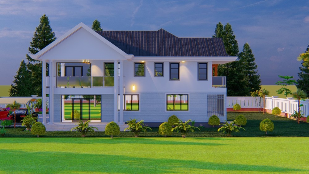 4 Bedroom House Plan [modern ]