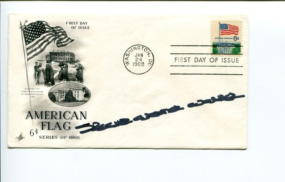 Skeeter Werner Walker US Olympic Alpine Skier Rare Signed Autograph FDC