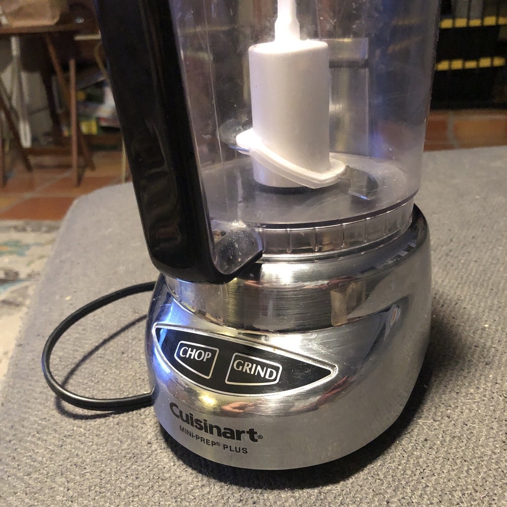 Cuisinart Silver Mini-Prep Plus Food Chopper Grinder Tested & Working