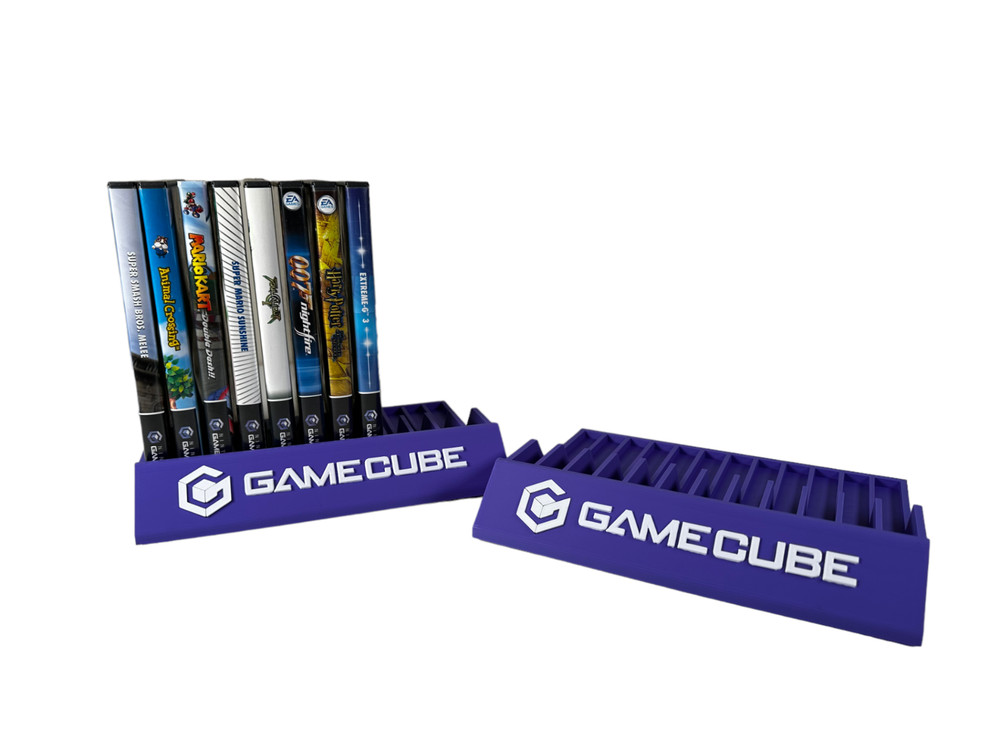 Nintendo GameCube / 12 Game Case Holder / Retro Game Storage Holder