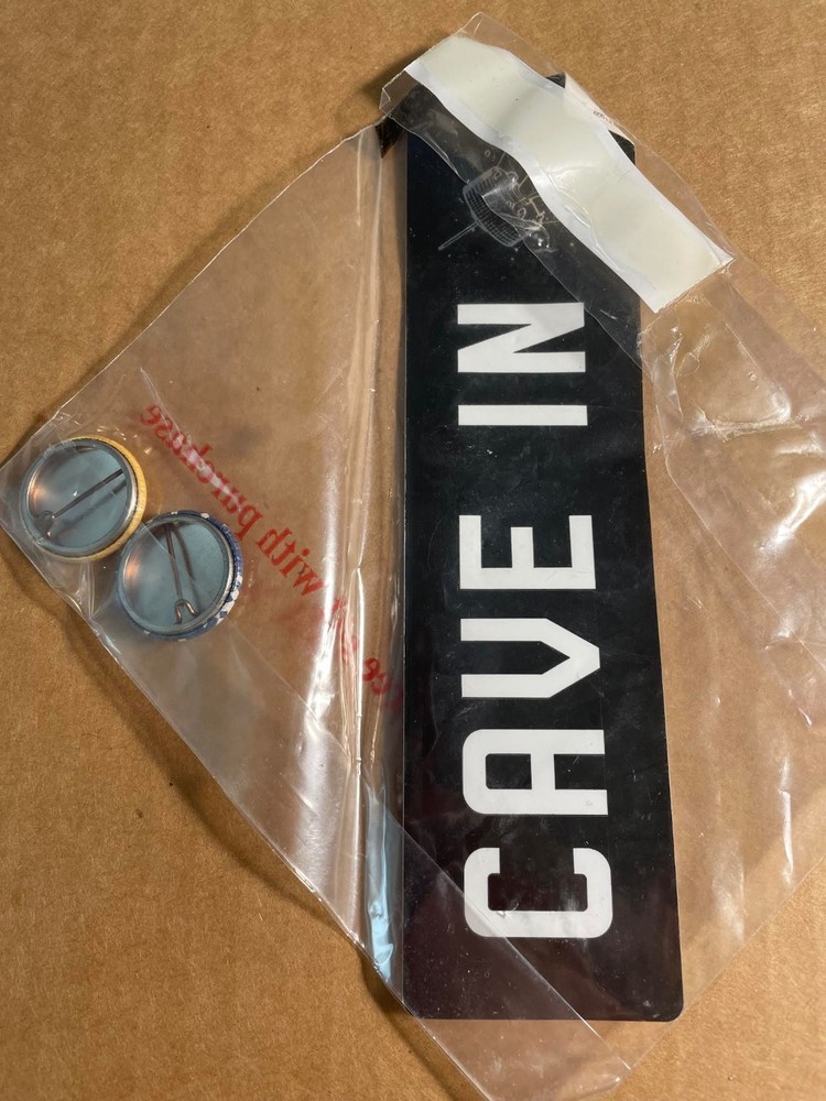 Cave In buttons - sealed promo set (2) 2003 - 1"