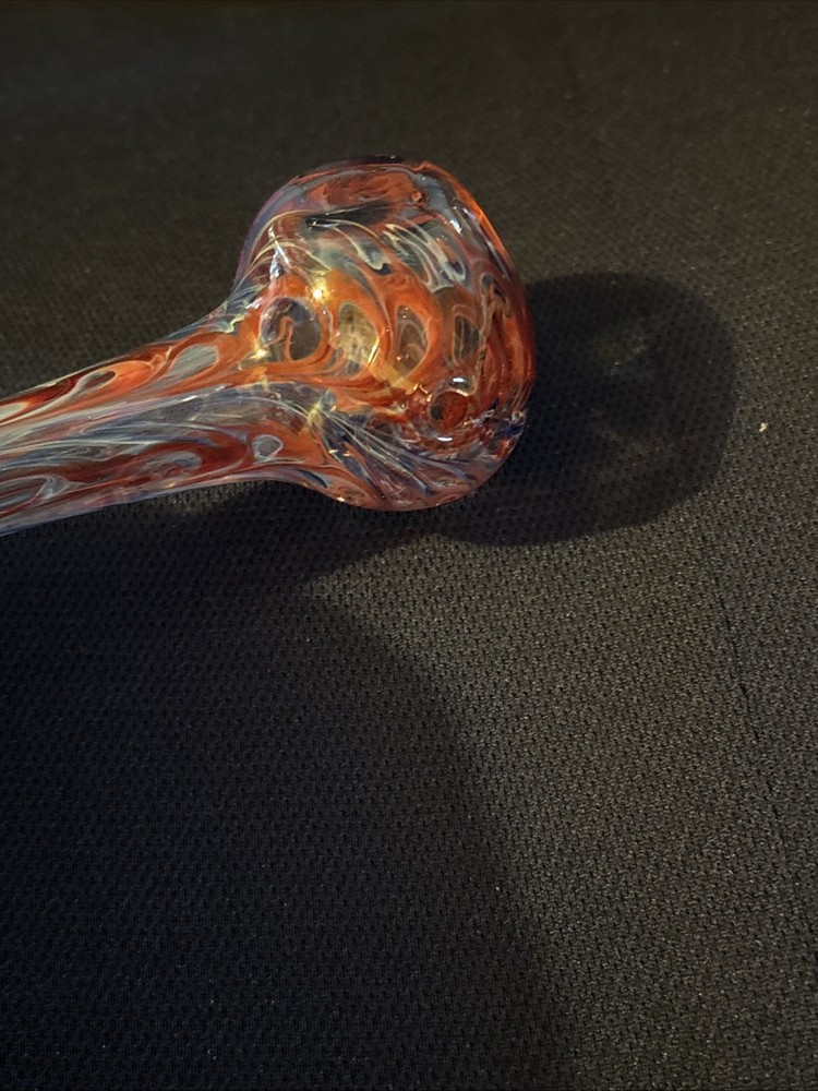 Glass Pipe Smoking Bowl Multiple Colors Made In Montana