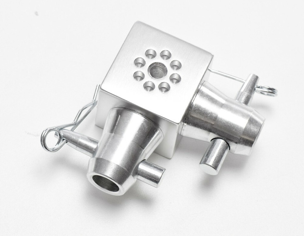 Truss 6-Way Dice Silver with 2 Connical Couplers