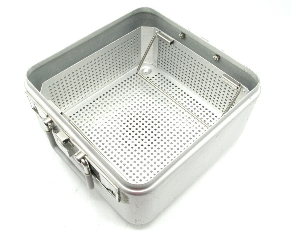 Steriset Half-Size Sterilization Container, 10x10x7