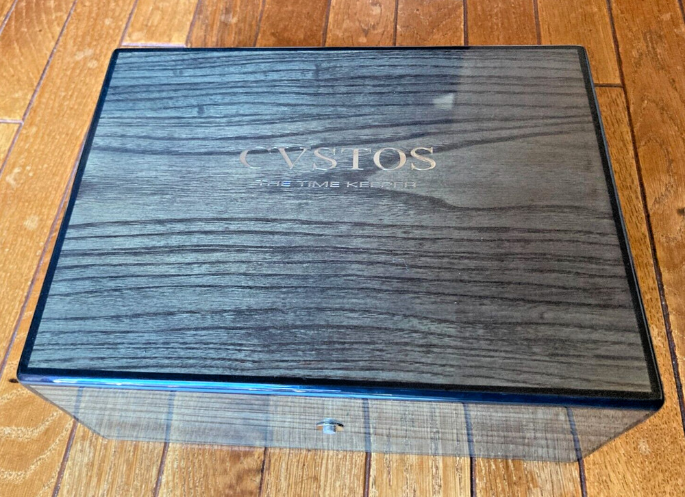 Original CVSTOS EMPTY Wooden WATCH BOX #S53