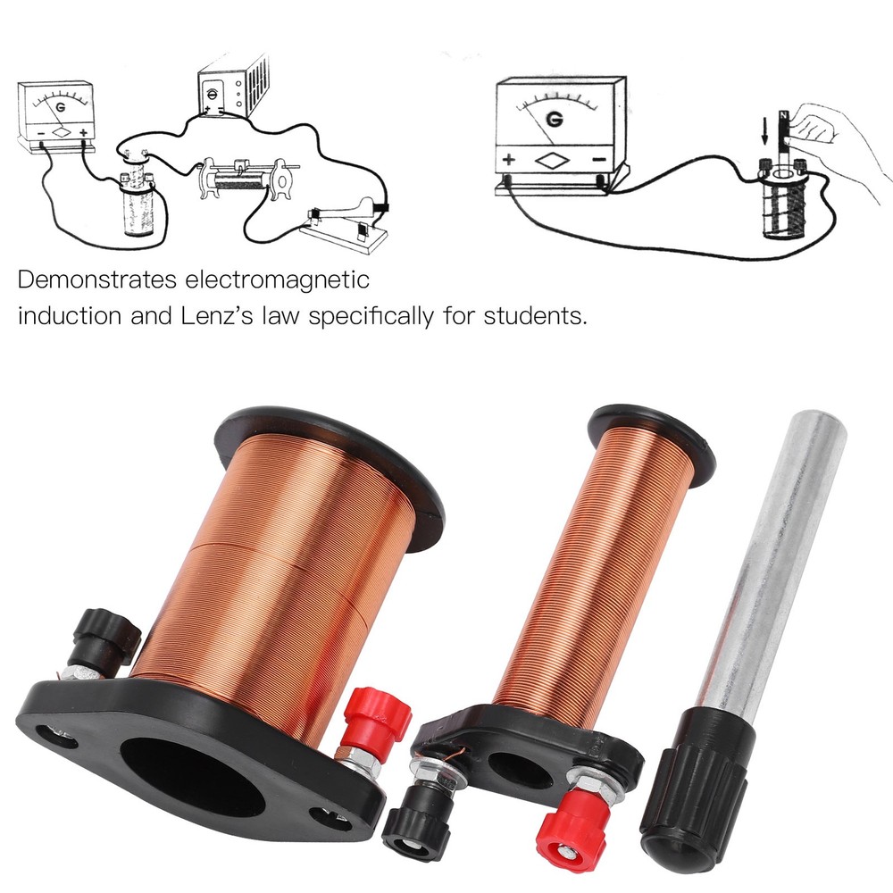 Primary Secondary Coil Electromagnetic Induction Coil Experiment For Physics