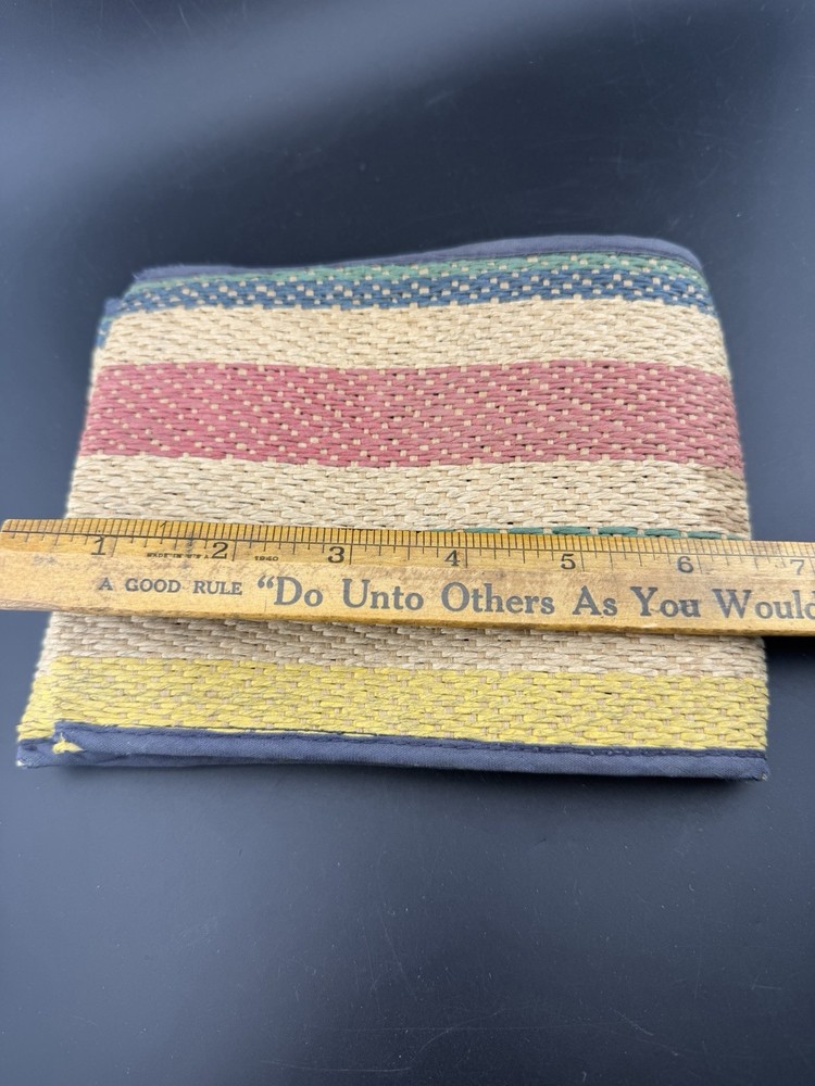 War Ration Books And Hand Woven Holder Case