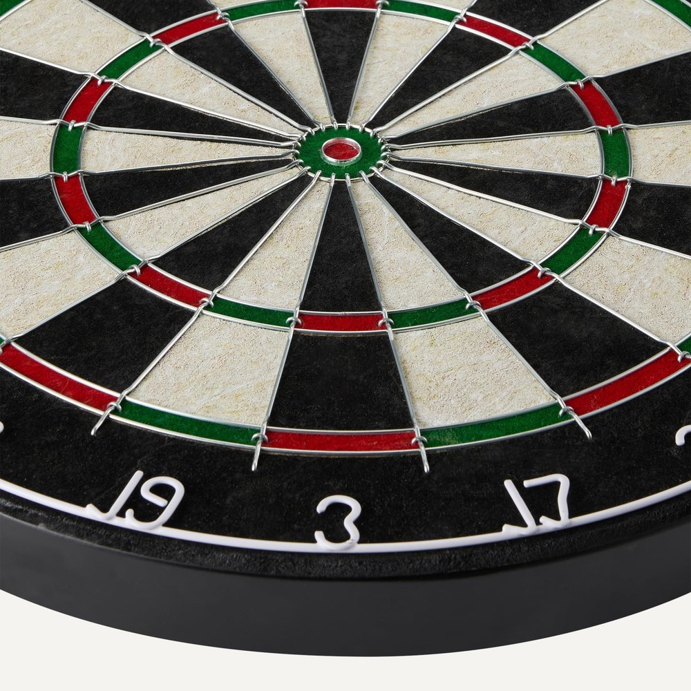 Amazon Basics Regulation Size Steel Tip Dartboard for Adults