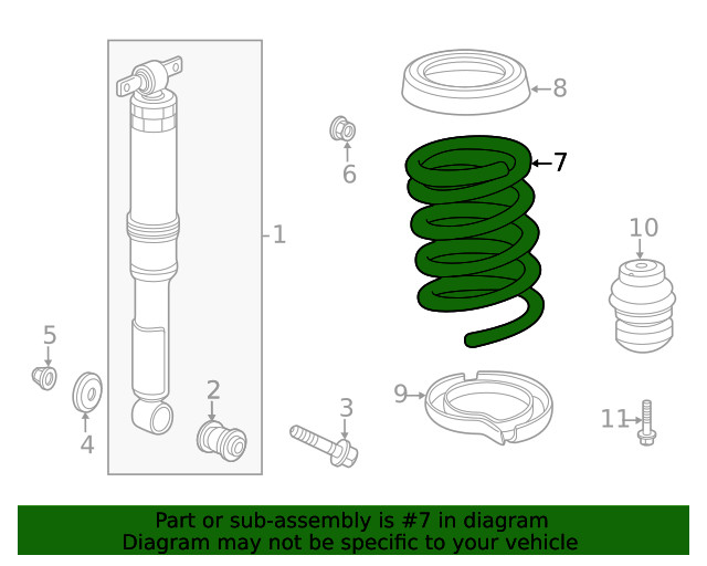 Genuine Honda Coil Spring 52446-TK8-A03
