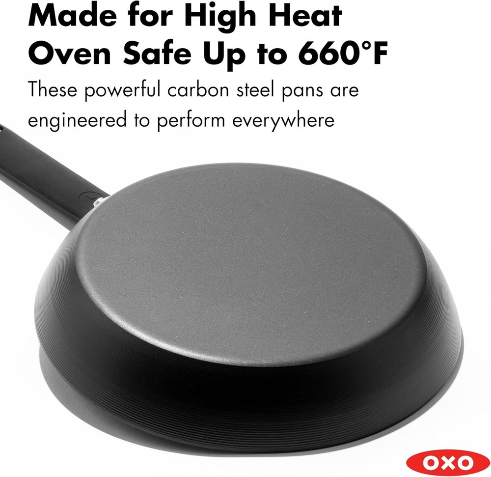 Frying Pan Skillet with Removable Silicone Handle Holder, Induction, Oven Safe