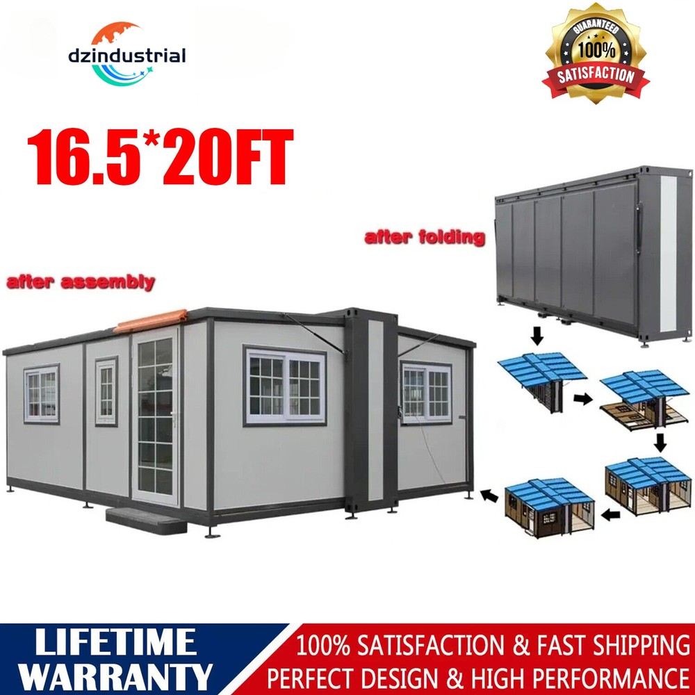 16½ft x 20ft Modern Luxury Mobile Expandable Prefab Container House Tiny Home