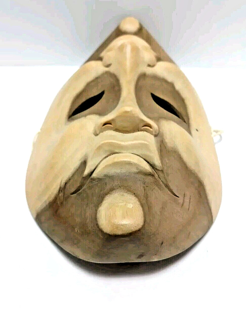 Drama Mask; Wood; Hand-made