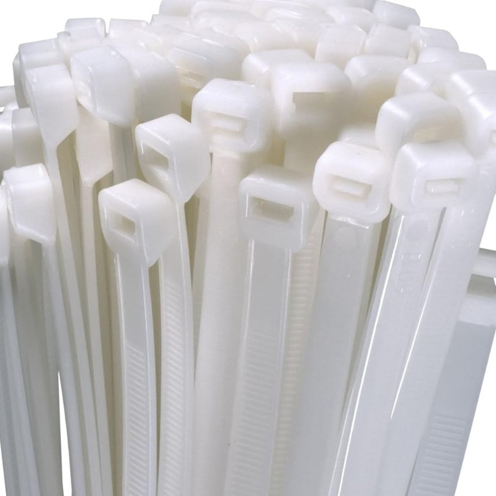 Cable Holders 100pcs White Cable Ties 75mm x 2.4mm