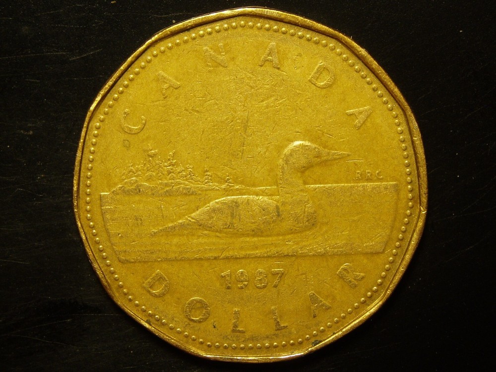 CANADA 1987  ONE  DOLLAR COIN #2