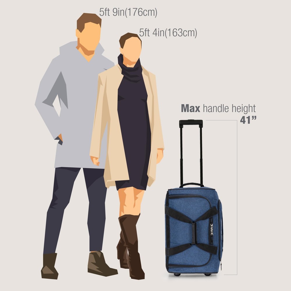 Duffel Bag with Rolling Wheels