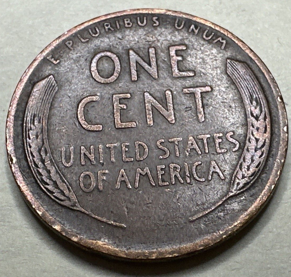 1926 1C BN Lincoln Cent WHEAT PENNY 9746N