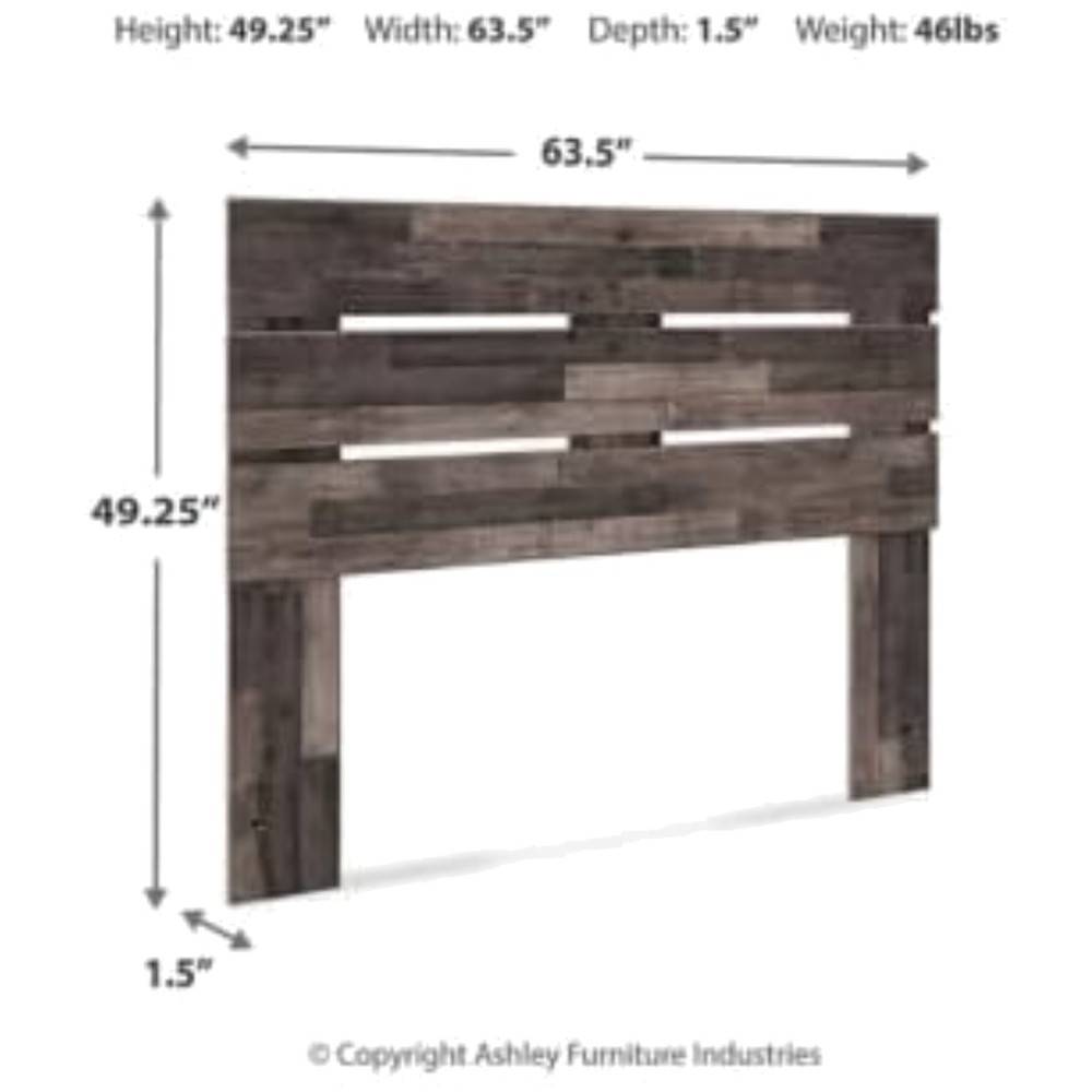 Neilsville Butcher Block Panel Headboard