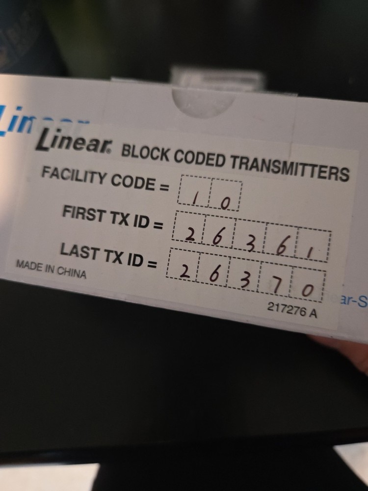 Linear Access ACT-31B/34B Miniature Digital Transmitter Key Ring OEM Authentic