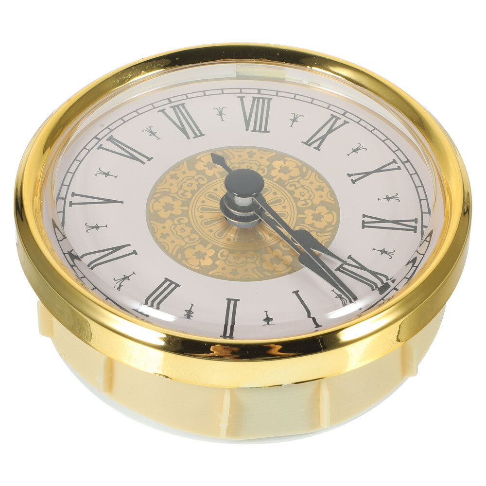 Retro Clock Insert DIY Round Clock Head Silent Clock Head Insert Quartz Clock
