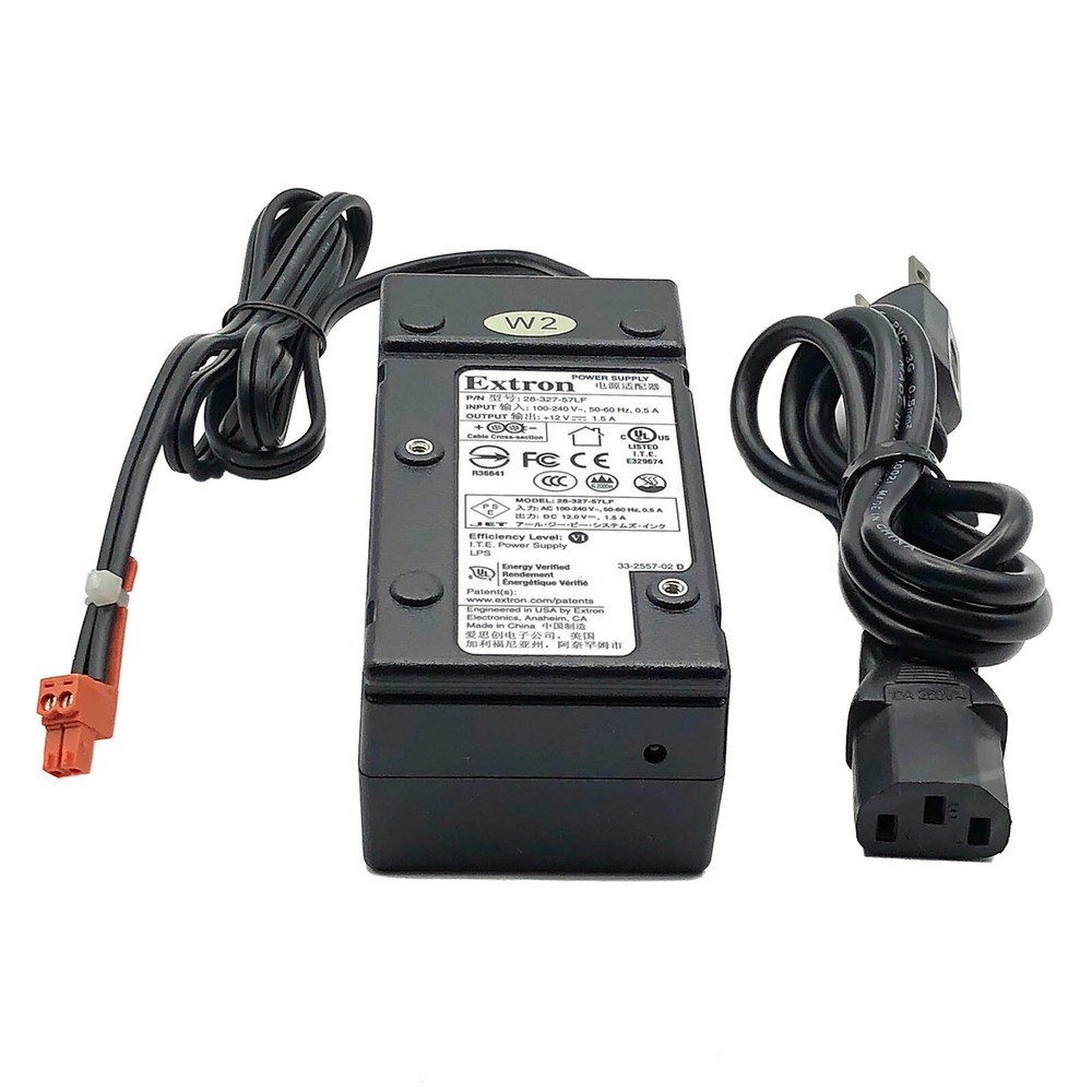 Original Extron AC Adapter for Extron IPCP Pro 250 IP Link Pro Control Processor