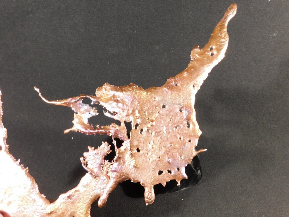BIG! Bright Solid Solid COPPER Splash ART Sculpture Arizona 370gr