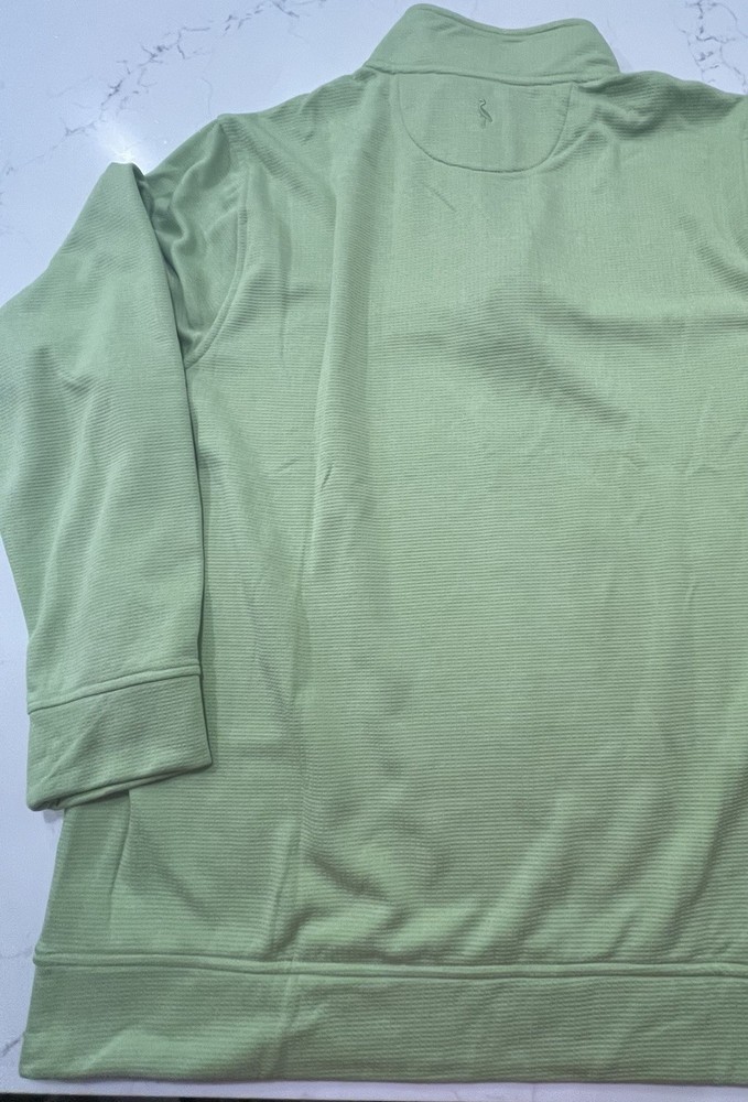NWT Tailor Byrd Performance 1/4 Zip Pullover Avocado Green Men XL