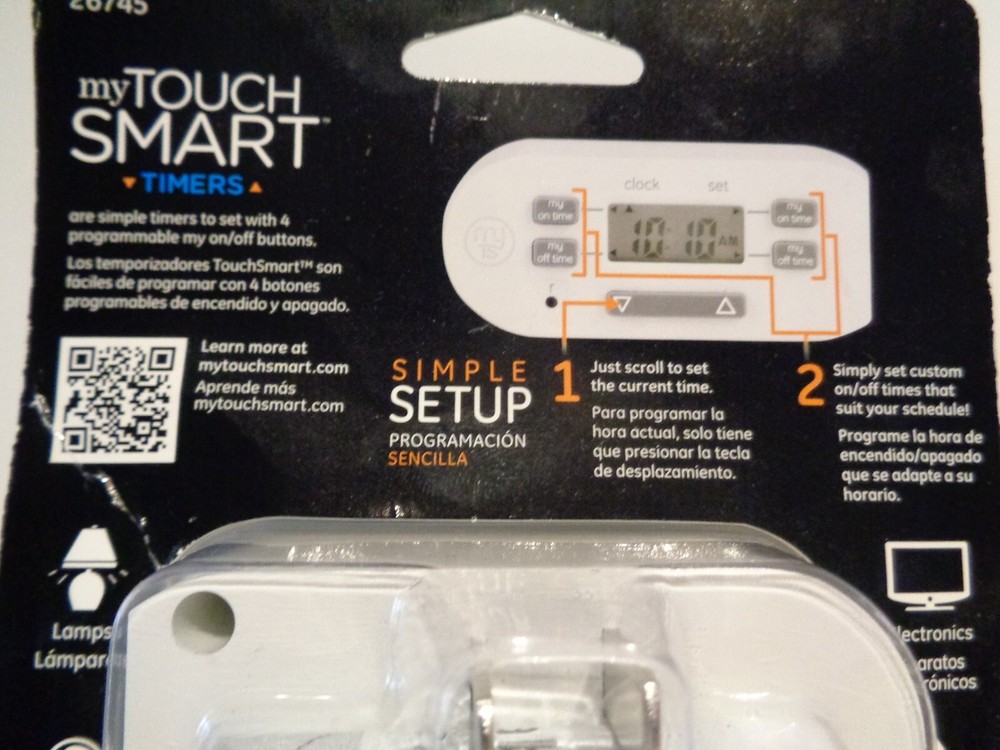 Jasco 26745 2 pack Multi Purpose Light Control Timer indoor digital