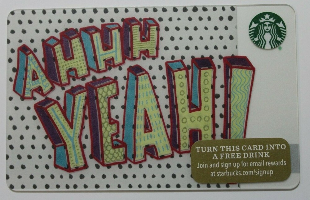 Starbucks Card US 2015 Ahhh Yeah! MS 6113