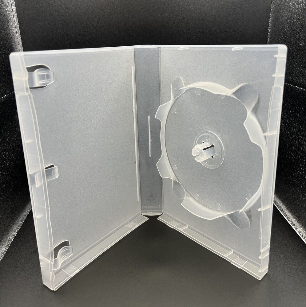 20 Premium 27mm 8 Discs Stackcase DVD Case, Frosty Clear, Sleeve, D8FC-1HUB(P1)
