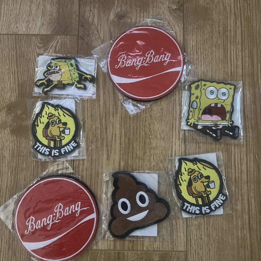 Variety Of 8 Moral Patch. Tactical, Morale Patch