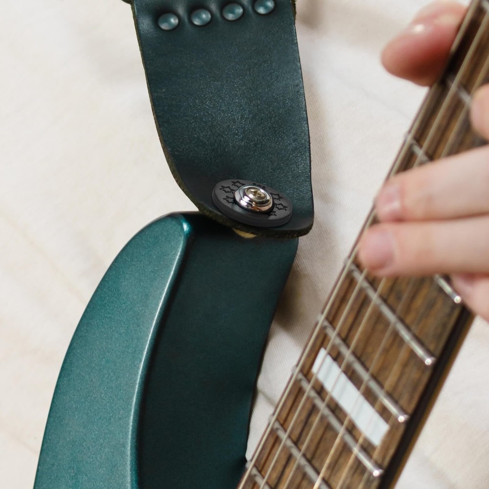16-piece guitar strap blocks, guitar protector block, rubber strap locks