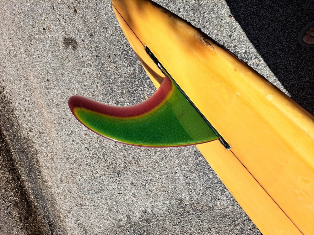 Colorful Surfboard Fin