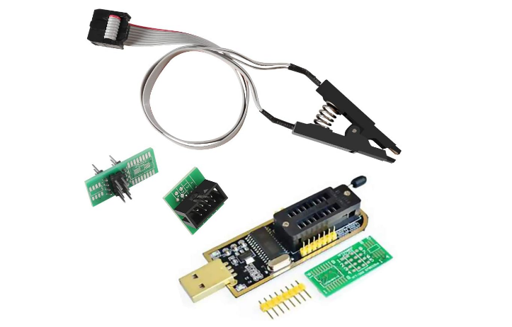 Socket Adapter Flash Chip IC Test Clips Programmer BIOS Programmer Module USB