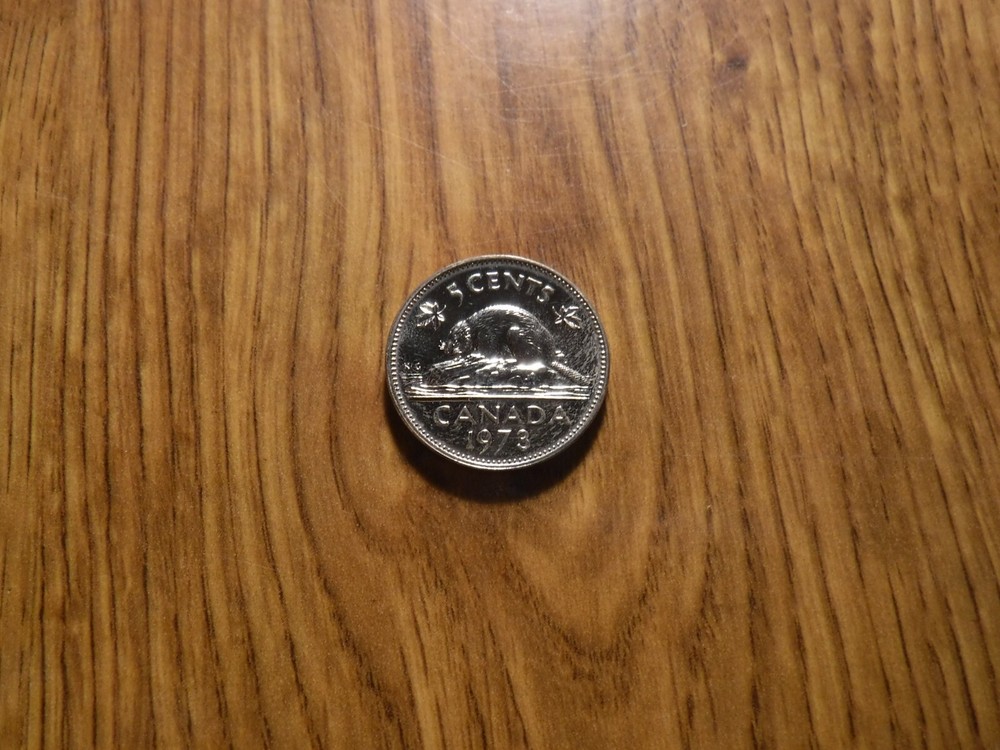 CANADA 5 CENT 1973 HIGH GRADE COIN (556Q)