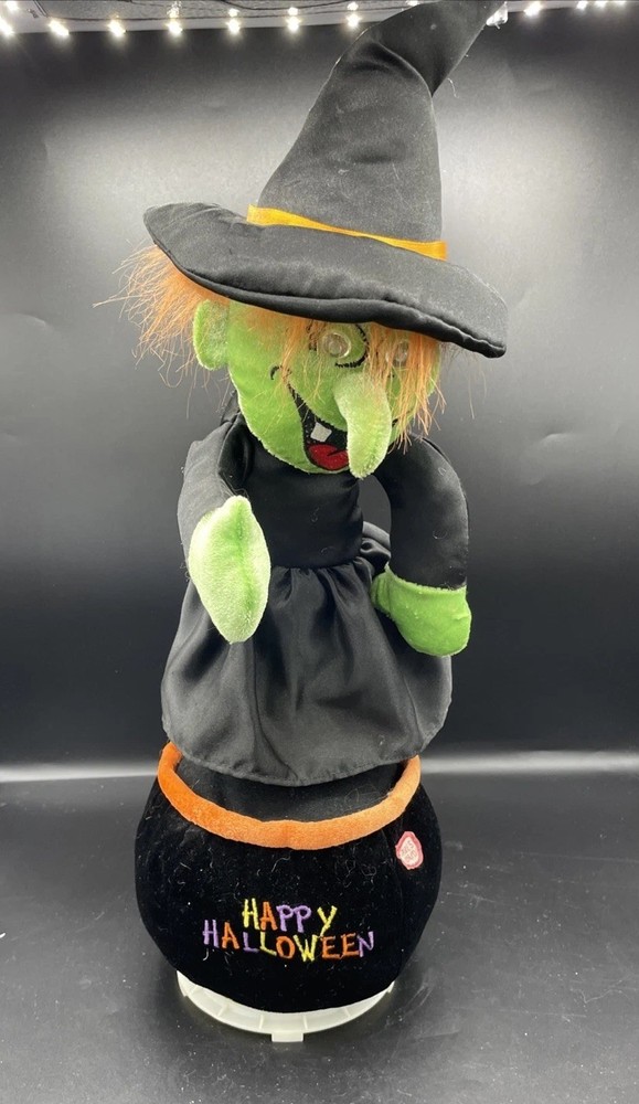 Hugfun Spinning Halloween Witch For Parts Does Not Spin