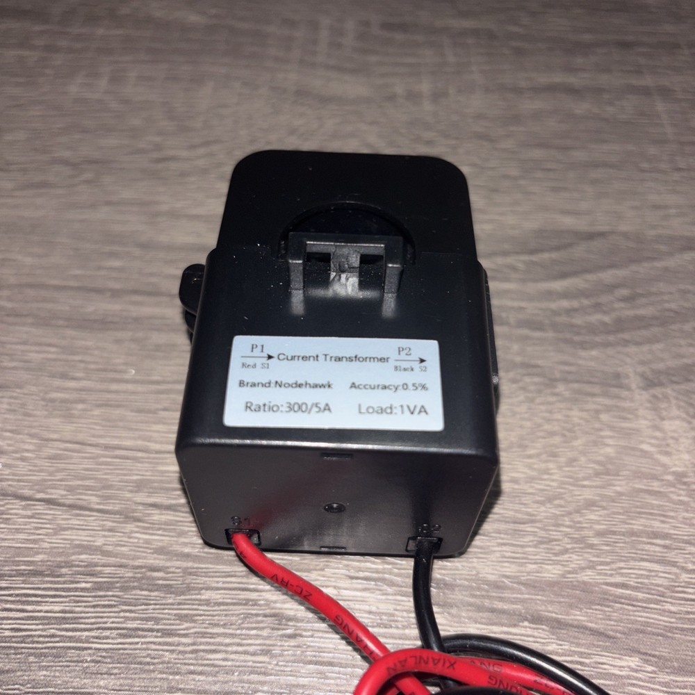 Nodehawk Split Core Current Transformer 300/5A Ratio 0.5% Accuracy 1VA Load