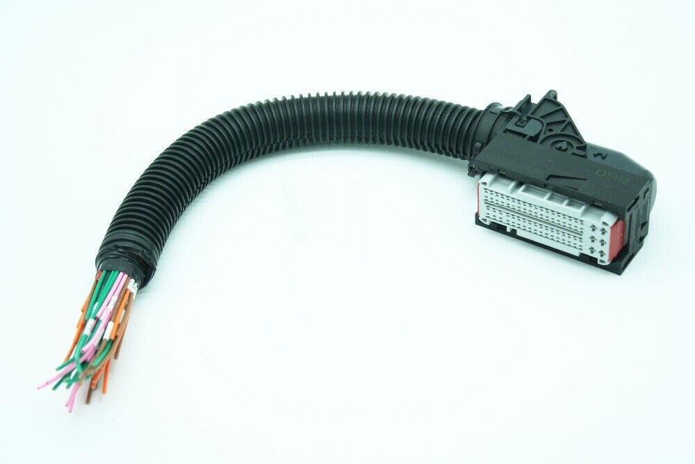 Gray 76 Pins/Way ECU Auto PC Board Socket Connector Plug Cable Harness