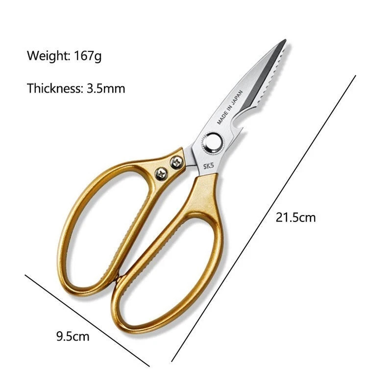 Kitchen Shears Multi-Function Kitchen Scissors Heavy Duty Stainless Steel Sharp
