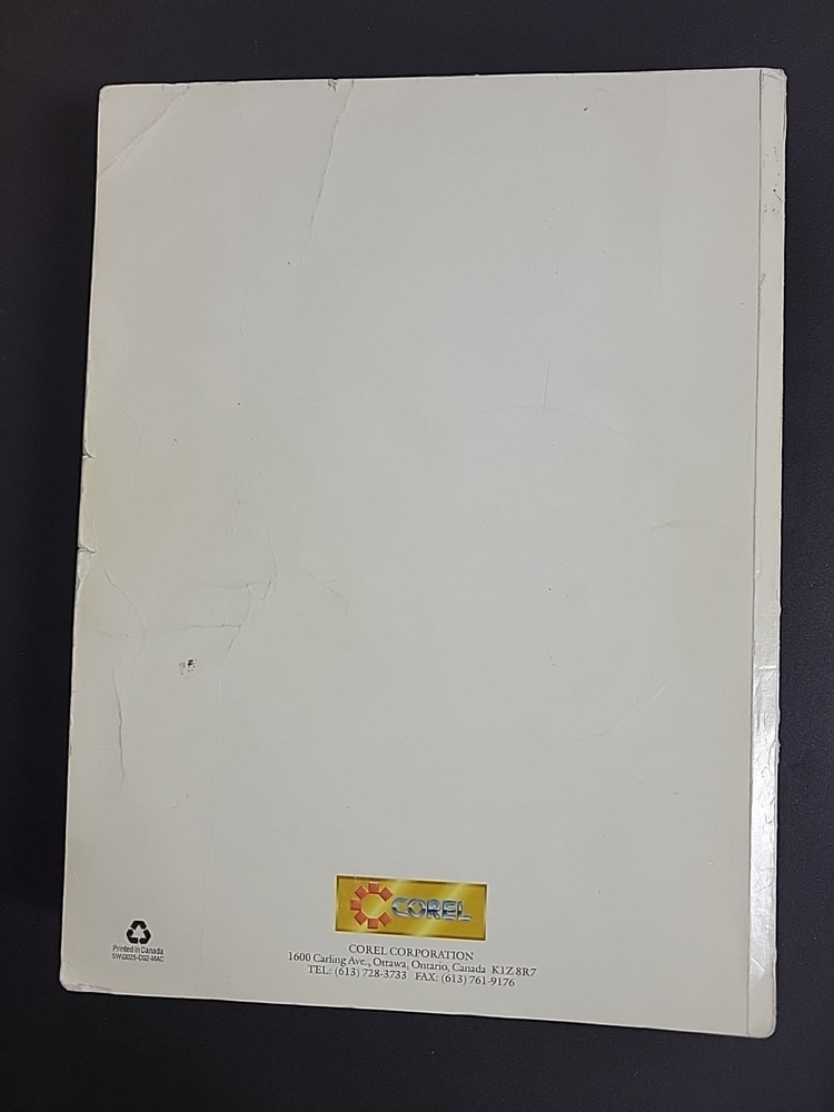 Corel Gallery 2 User Manual Rare