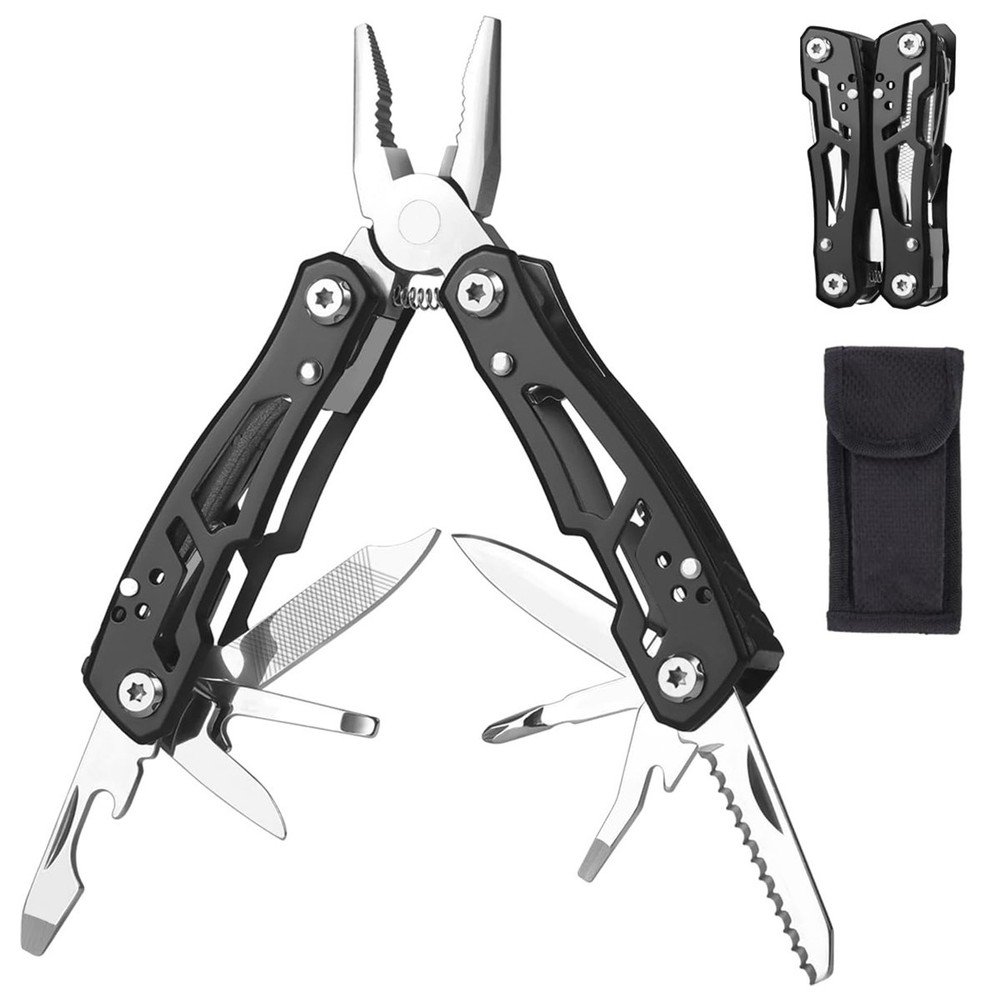 14 In 1 Mini Multitool Pliers Rugged & Practical Portable Pocket Camping Tools