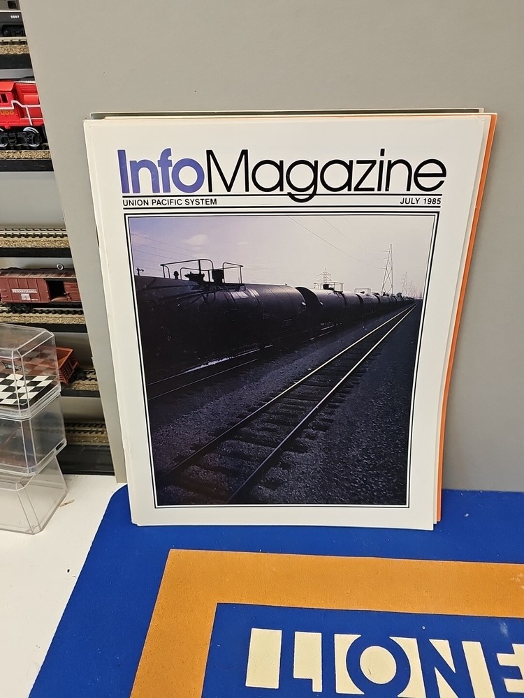 Info Magazine Union Pacific System 1985 Full Year Complete 12 Issues.