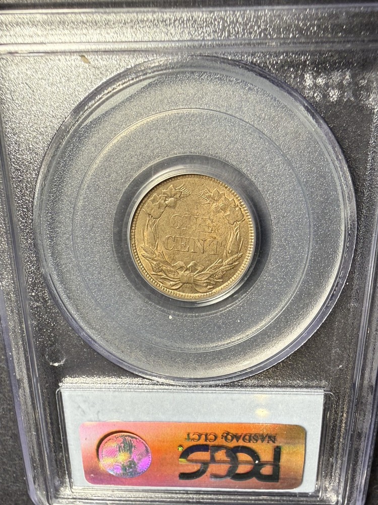 1858 S/L Flying Eagle Cent, MS63 PCGS. (15784)