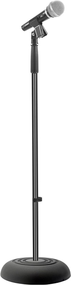 Pyle Adjustable Microphone Stand - Universal Mic with 1 Pack, Black