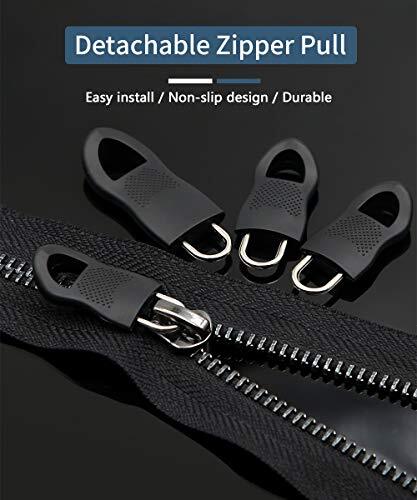 Zipper Pulls Fixer Extension Zipper Tab Tag Replacement For Bag 20 Pcs