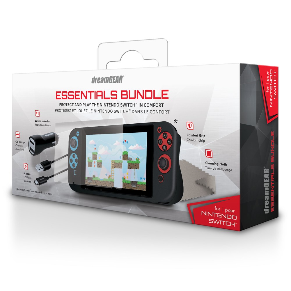 dreamGEAR Nintendo Switch Essentials Starter Bundle Kit