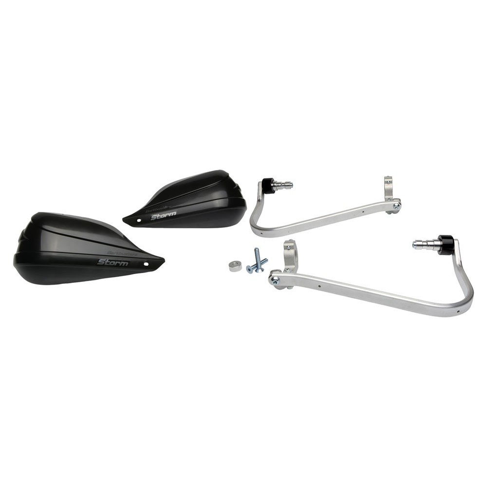 Barkbusters 20643600261439-3d338d Storm Two Point Mounted Handguard Kit Black
