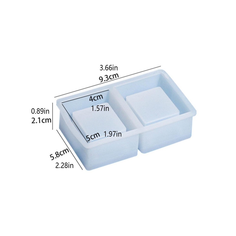 Ring Box Silicone Mold Epoxy Casting DIY Rings Case Holder Mould Resin Craft