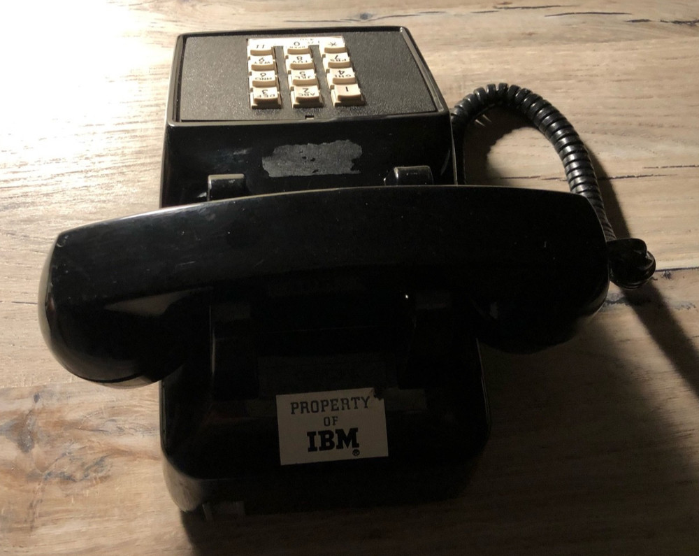 COMDIAL Vintage Black 2500-BC Telephone - ☎️ TESTED AND WORKING! ☎️